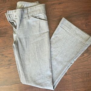 The Limited Grey Dress Flare Jeans